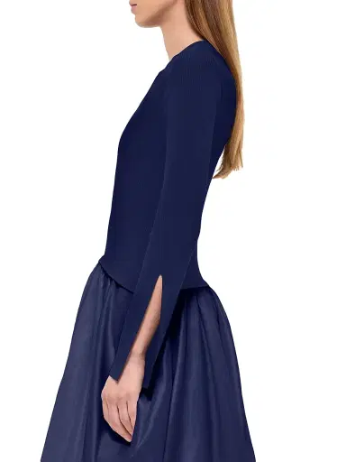 Simkhai Women's Kenlie Bubble Midi-Dress - Midnight - Size XS | Thumbnail 3