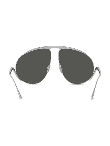 Loewe Women's Signature 61MM Pilot Sunglasses - Silver White Smoke | Thumbnail 5
