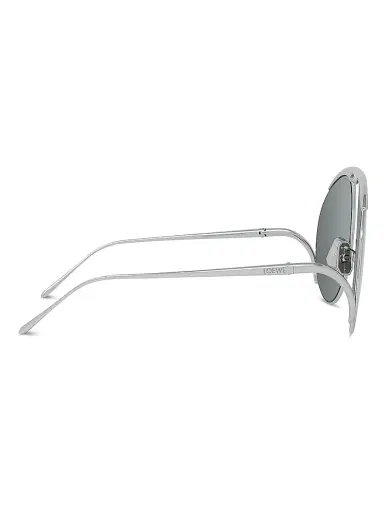 Loewe Women's Signature 61MM Pilot Sunglasses - Silver White Smoke | Thumbnail 7