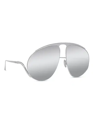 Loewe Women's Signature 61MM Pilot Sunglasses - Silver White Smoke | Thumbnail 8