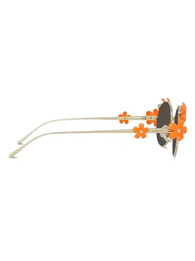 LOEWE Women's x Paula's Ibiza 51MM Round Sunglasses - Gold Orange Brown | Thumbnail 7 LOEWE Women's x Paula's Ibiza 51MM Round Sunglasses - Gold Orange Brown | Thumbnail 7