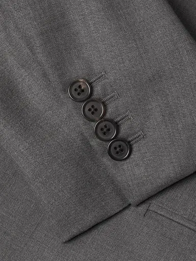 Thom Browne Men's Classic Wool Super 120S Wool Sport Jacket - Grey - Size XL | Thumbnail 6 Thom Browne Men's Classic Wool Super 120S Wool Sport Jacket - Grey - Size XL | Thumbnail 6