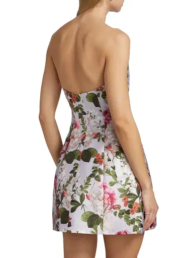 SACHIN BABI Women's Alanna Floral Minidress - Perwinkle And Petals | Thumbnail 5