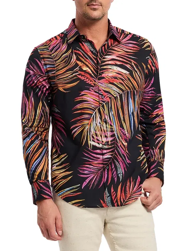 Robert Graham Men's Acai Printed Cotton Button-Front Shirt