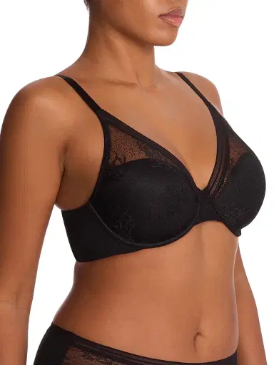 Natori Women's Love Lace Full Coverage Plunge T-Shirt Bra | Thumbnail 2 Natori Women's Love Lace Full Coverage Plunge T-Shirt Bra | Thumbnail 2