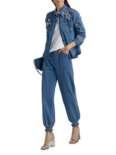 Cinq à Sept Women's Mavis High-Rise Tapered-Leg Pants | Thumbnail 2 Cinq à Sept Women's Mavis High-Rise Tapered-Leg Pants | Thumbnail 2