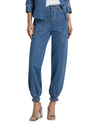 Cinq à Sept Women's Mavis High-Rise Tapered-Leg Pants | Thumbnail 3 Cinq à Sept Women's Mavis High-Rise Tapered-Leg Pants | Thumbnail 3