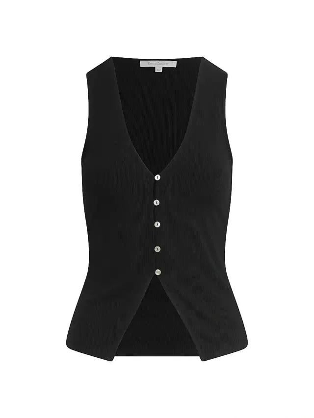 Women's The Good Luck Vest Top - Black