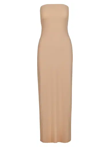 Commando Women's Classic Strapless Maxi Slipdress - Beige - Size Large | Thumbnail 1