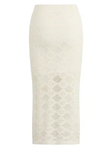 Favorite Daughter Women's The Courtside Midi-Skirt - Ivory - Size XS | Thumbnail 3