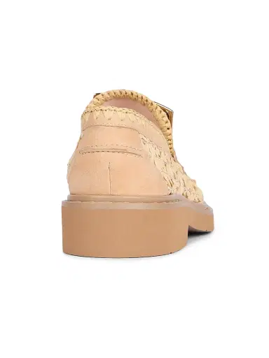 Roger Vivier Women's Viv Rangers 25MM Braided Raffia Loafers | Thumbnail 3 Roger Vivier Women's Viv Rangers 25MM Braided Raffia Loafers | Thumbnail 3