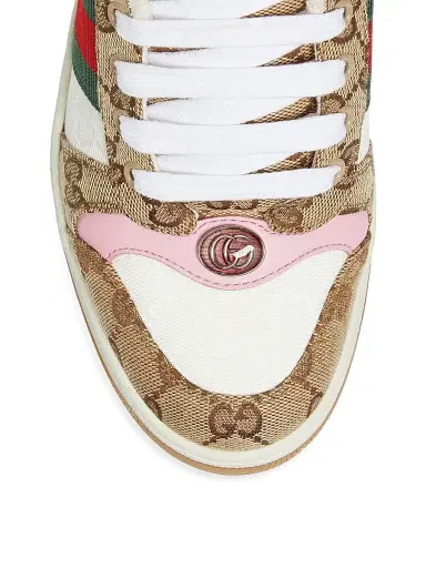 Gucci Women's Double G Vintage-Style Sneakers - Beige - Size 7.5 | Thumbnail 5 Gucci Women's Double G Vintage-Style Sneakers - Beige - Size 7.5 | Thumbnail 5
