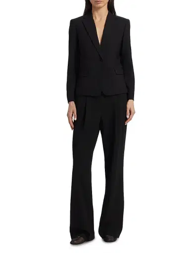 Theory Women's Slim-Fit Wool Single-Breasted Jacket | Thumbnail 2