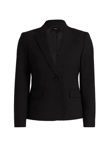 Theory Women's Slim-Fit Wool Single-Breasted Jacket | Thumbnail 1