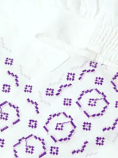 Lilly Pulitzer Women's Mialeigh Embroidered Shift Dress - Water Hyacinth - Size 6 | Thumbnail 6