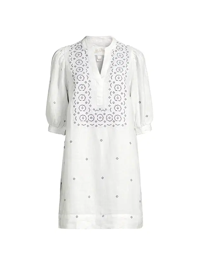 Lilly Pulitzer Women's Mialeigh Embroidered Shift Dress - Water Hyacinth