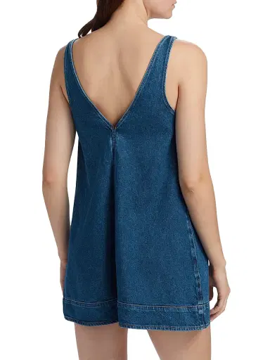 Reformation Women's Myla Denim Shift Minidress | Thumbnail 5