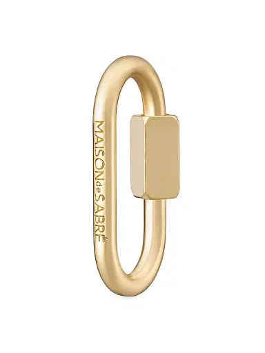 MAISON de SABRÉ Women's The Sabrémoji Charm Clip - Gold | Thumbnail 4 MAISON de SABRÉ Women's The Sabrémoji Charm Clip - Gold | Thumbnail 4