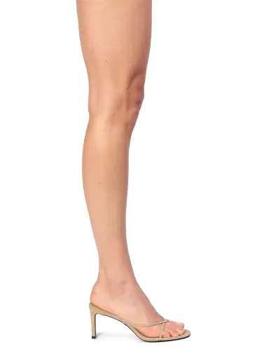 Black Suede Studio Women's Jade 65MM Suede Sandals - Sand Suede - Size 12 | Thumbnail 2