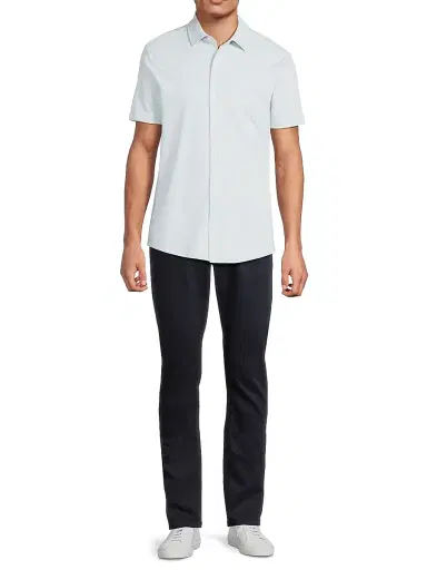 Robert Barakett Men's Keyes Knit Shirt | Thumbnail 2 Robert Barakett Men's Keyes Knit Shirt | Thumbnail 2