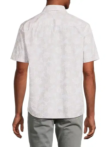 Robert Barakett Men's Aspen Woven Shirt - Tan - Size XXL | Thumbnail 5 Robert Barakett Men's Aspen Woven Shirt - Tan - Size XXL | Thumbnail 5