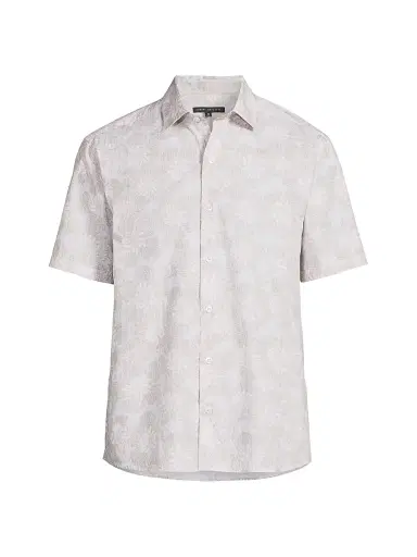 Robert Barakett Men's Aspen Woven Shirt - Tan - Size XXL | Thumbnail 1 Robert Barakett Men's Aspen Woven Shirt - Tan - Size XXL | Thumbnail 1