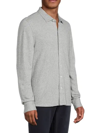 Robert Barakett Men's Dobston Knit Shirt - Light Grey - Size XXL | Thumbnail 4