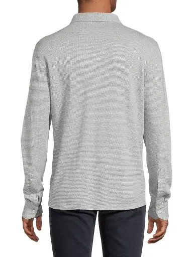 Robert Barakett Men's Dobston Knit Shirt - Light Grey - Size XXL | Thumbnail 5