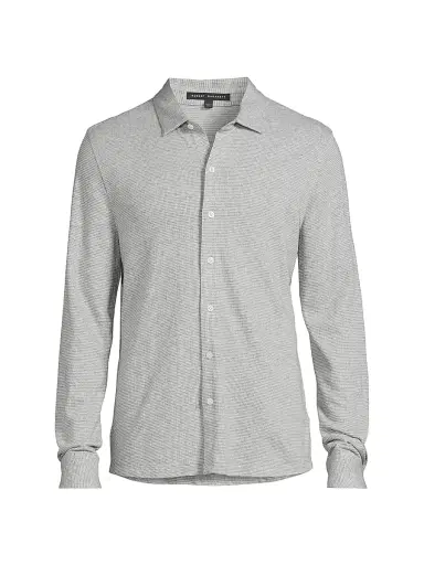 Robert Barakett Men's Dobston Knit Shirt - Light Grey - Size XXL | Thumbnail 1