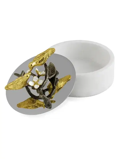 Michael Aram Lovebirds Trinket Box | Thumbnail 2 Michael Aram Lovebirds Trinket Box | Thumbnail 2
