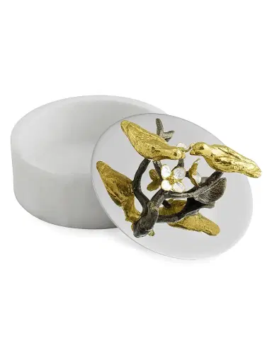 Michael Aram Lovebirds Trinket Box | Thumbnail 3 Michael Aram Lovebirds Trinket Box | Thumbnail 3
