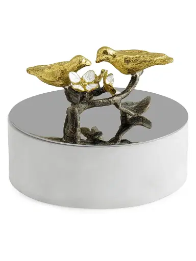 Michael Aram Lovebirds Trinket Box | Thumbnail 1 Michael Aram Lovebirds Trinket Box | Thumbnail 1