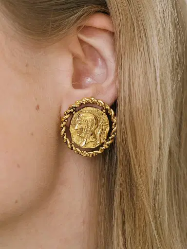 Jennifer Behr Women's Augusta 18K-Gold-Plated Stud Earrings - Gold | Thumbnail 2 Jennifer Behr Women's Augusta 18K-Gold-Plated Stud Earrings - Gold | Thumbnail 2