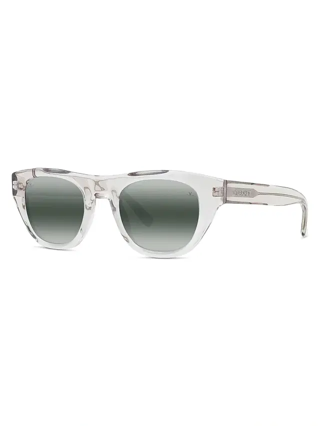Vuarnet Men's Lifestyle 50MM Square Sunglasses - Shiny Beige Blue