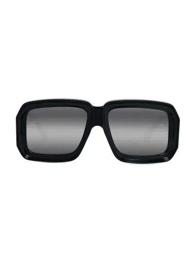 Loewe Men's x Paula's Ibiza 56MM Square Sunglasses - Shiny Black Smoke | Thumbnail 2