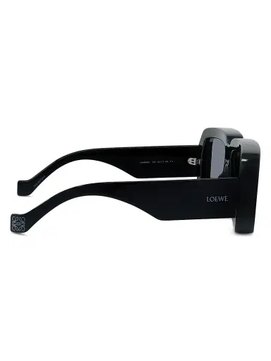 Loewe Men's x Paula's Ibiza 56MM Square Sunglasses - Shiny Black Smoke | Thumbnail 7