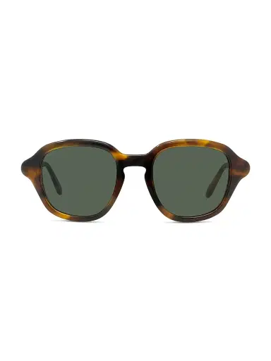Loewe Men's Slim 50MM Round Sunglasses - Dark Havana Green | Thumbnail 2 Loewe Men's Slim 50MM Round Sunglasses - Dark Havana Green | Thumbnail 2