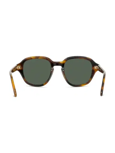 Loewe Men's Slim 50MM Round Sunglasses - Dark Havana Green | Thumbnail 5 Loewe Men's Slim 50MM Round Sunglasses - Dark Havana Green | Thumbnail 5