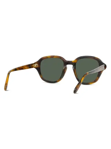 Loewe Men's Slim 50MM Round Sunglasses - Dark Havana Green | Thumbnail 6 Loewe Men's Slim 50MM Round Sunglasses - Dark Havana Green | Thumbnail 6