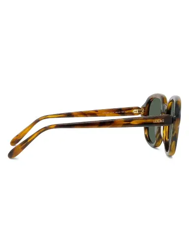 Loewe Men's Slim 50MM Round Sunglasses - Dark Havana Green | Thumbnail 7 Loewe Men's Slim 50MM Round Sunglasses - Dark Havana Green | Thumbnail 7