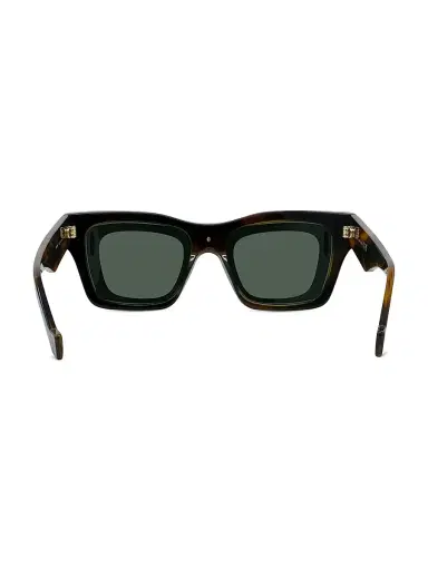 Loewe Men's Signature 54MM Square Sunglasses - Dark Havana Green | Thumbnail 5
