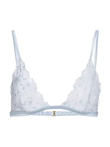 Kiki de Montparnasse Women's Mathilde Embroidered Soft Triangle Bra | Thumbnail 1 Kiki de Montparnasse Women's Mathilde Embroidered Soft Triangle Bra | Thumbnail 1