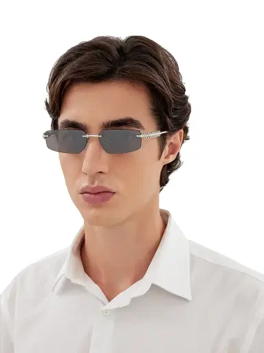 Cartier Men's Clash De 58MM Rectangular Sunglasses | Thumbnail 2 Cartier Men's Clash De 58MM Rectangular Sunglasses | Thumbnail 2