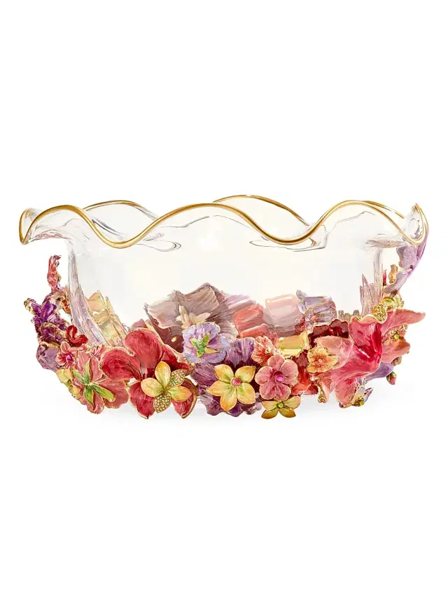 Flora & Fauna Penelope Large Ruffle Flower Bowl