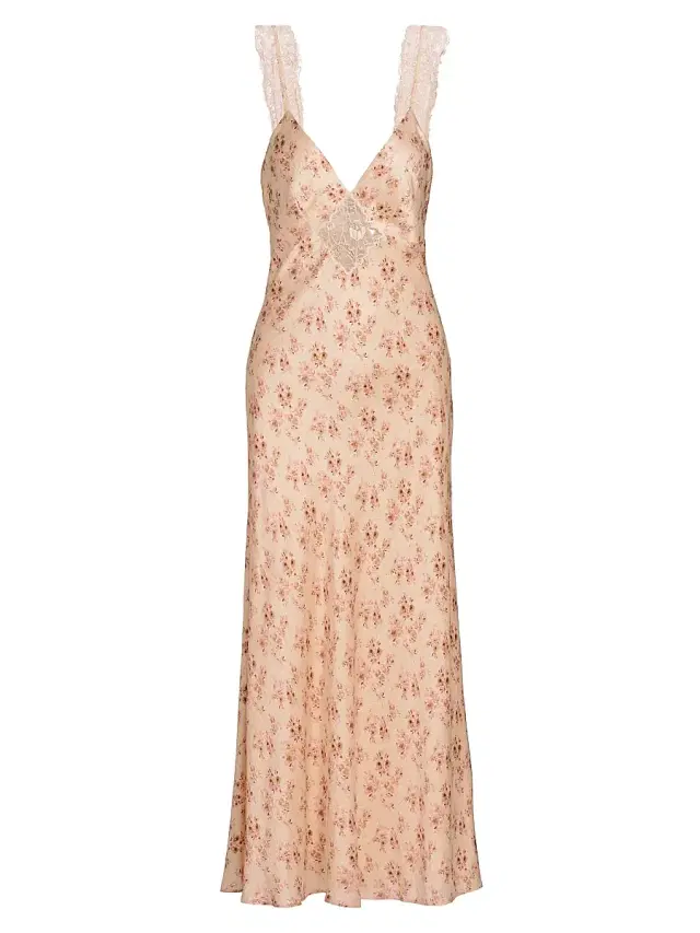 Cami NYC Women's Rika Floral Slik Slip Dress - Dutch Fields