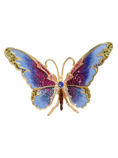 Jay Strongwater Puccini Large 14K Goldplated & Swarovski Crystal Butterfly Figurine | Thumbnail 1 Jay Strongwater Puccini Large 14K Goldplated & Swarovski Crystal Butterfly Figurine | Thumbnail 1