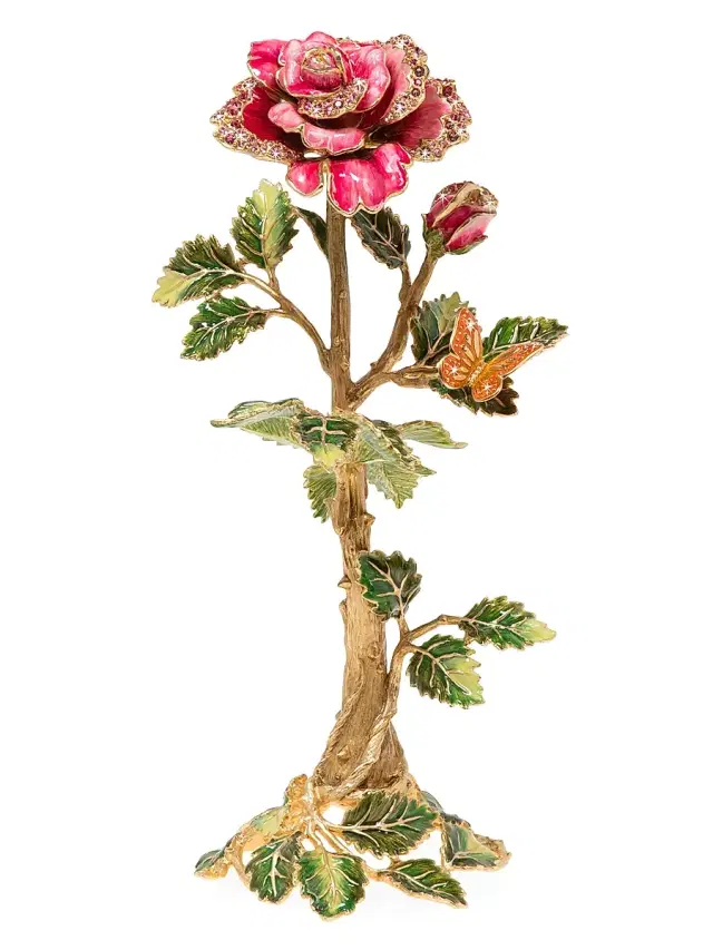 Enamel Crystal Rose
