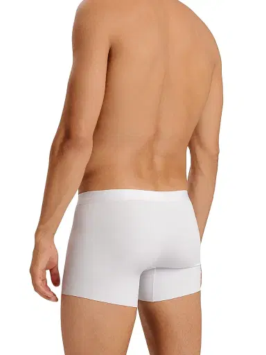 Hanro Men's Clean Cut Boxer Briefs - White - Size Small | Thumbnail 5