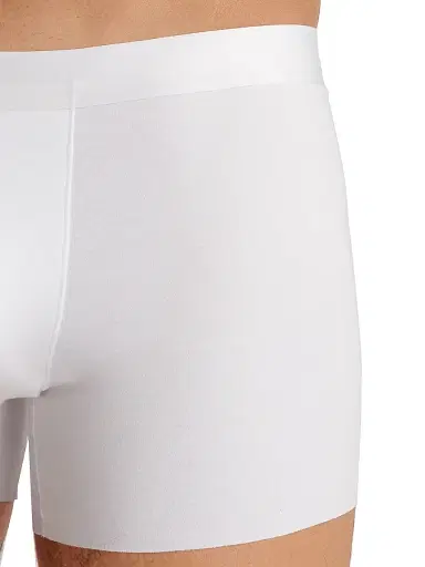 Hanro Men's Clean Cut Boxer Briefs - White - Size Small | Thumbnail 6