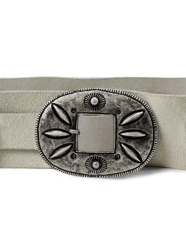 Ralph Lauren Collection Women's Concho Suede Belt | Thumbnail 4 Ralph Lauren Collection Women's Concho Suede Belt | Thumbnail 4